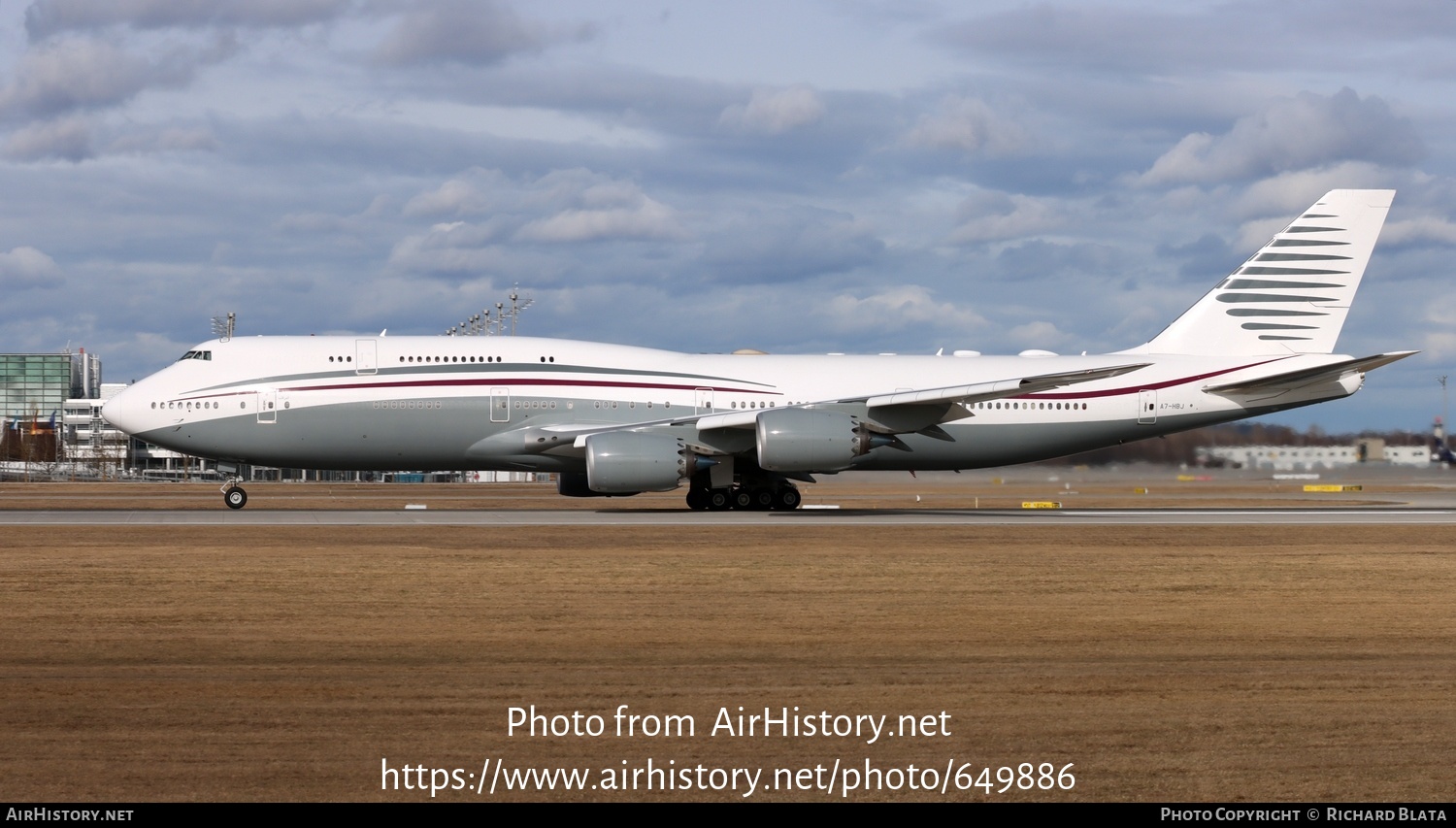 Aircraft Photo of A7-HBJ | Boeing 747-8KB BBJ | AirHistory.net #649886