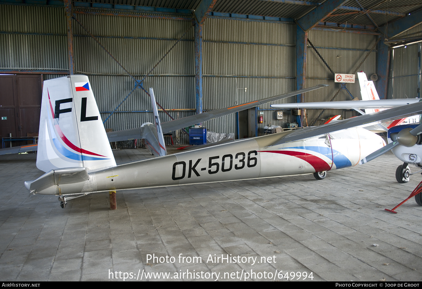 Aircraft Photo of OK-5036 | Let L-13 Blanik | AirHistory.net #649994