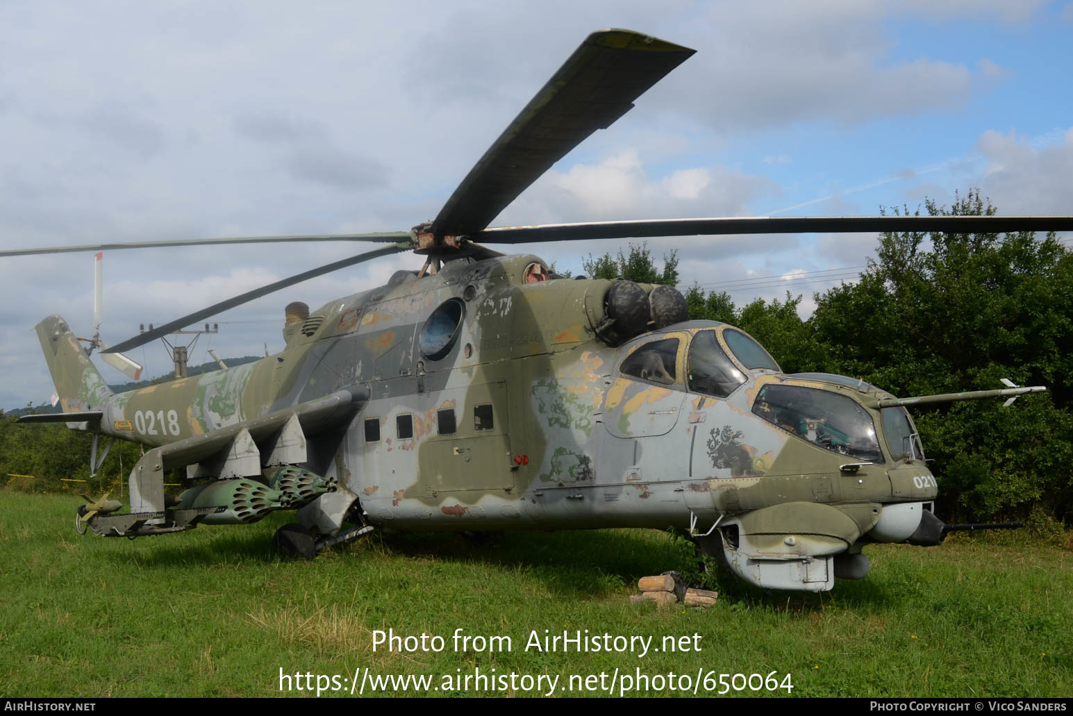 Aircraft Photo of 0218 | Mil Mi-24D | Czechia - Air Force | AirHistory.net #650064