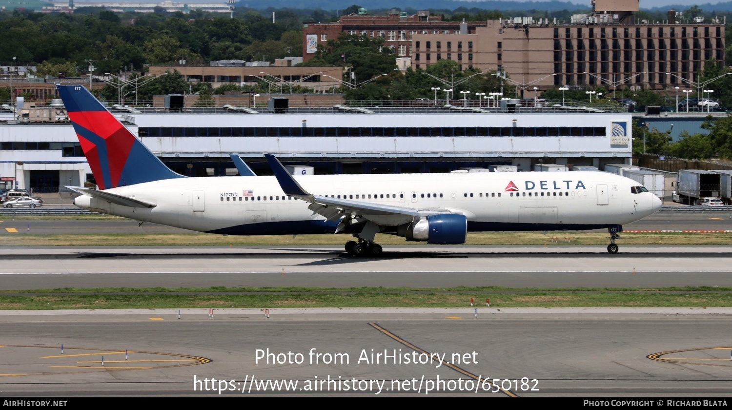 Aircraft Photo of N177DN | Boeing 767-332/ER | Delta Air Lines | AirHistory.net #650182