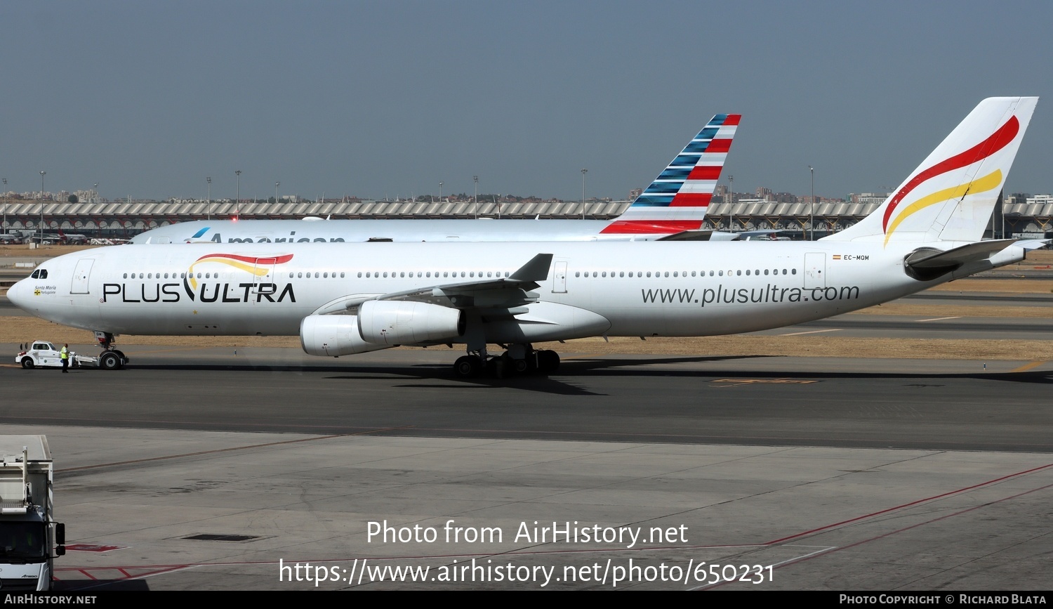 Aircraft Photo of EC-MQM | Airbus A340-313X | Plus Ultra Líneas Aéreas | AirHistory.net #650231