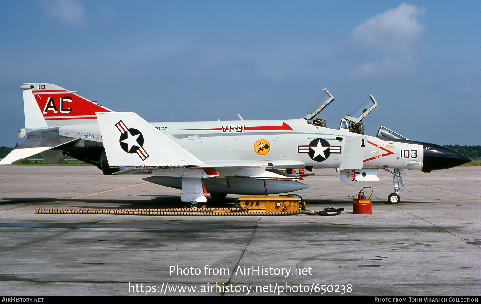 Aircraft Photo of 155513 | McDonnell Douglas F-4J Phantom II | USA - Navy | AirHistory.net #650238