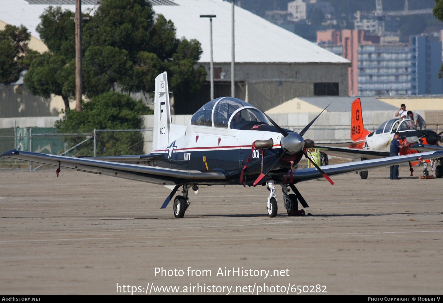 Aircraft Photo of 166001 / 6001 | Raytheon T-6A Texan II | USA - Navy | AirHistory.net #650282