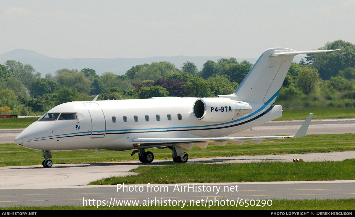 Aircraft Photo of P4-BTA | Canadair Challenger 601-3A (CL-600-2B16) | AirHistory.net #650290