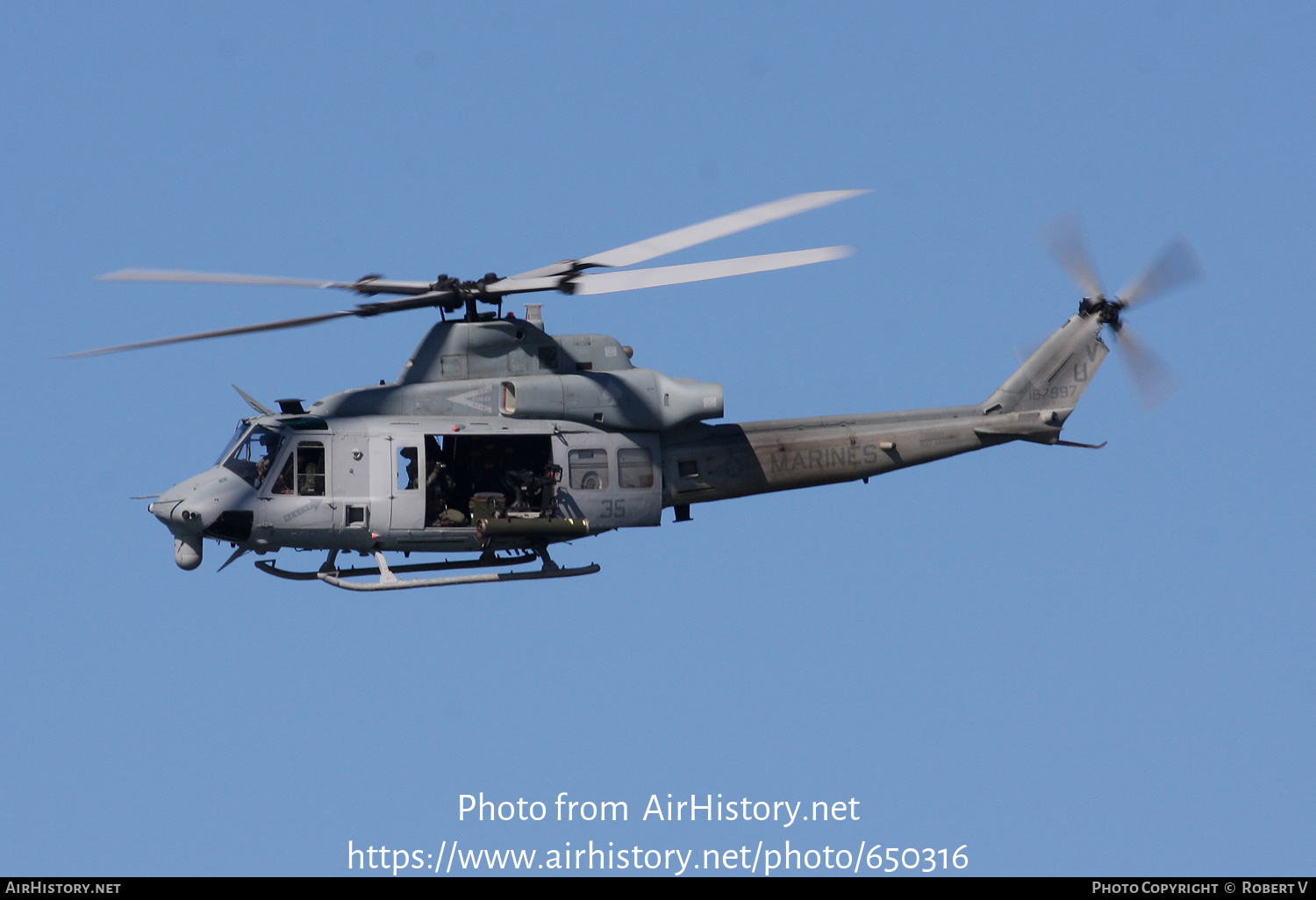 Aircraft Photo of 167997 | Bell UH-1Y Venom (450) | USA - Marines | AirHistory.net #650316