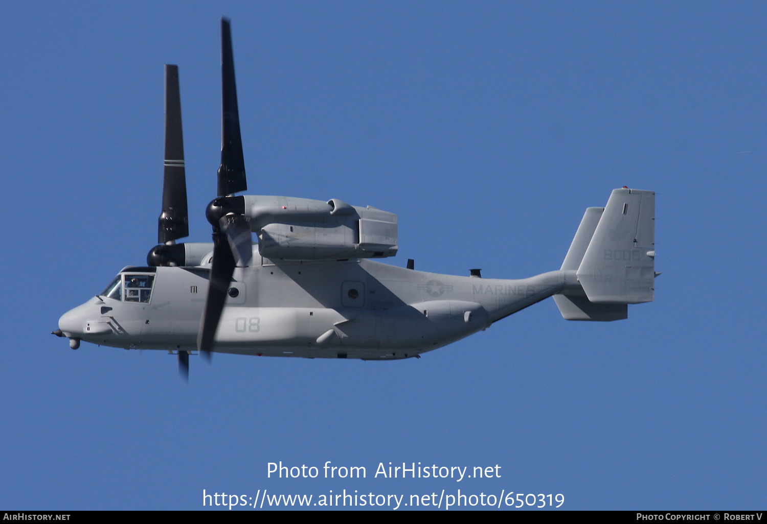 Aircraft Photo of 168008 / 8008 | Bell-Boeing MV-22B Osprey | USA - Marines | AirHistory.net #650319