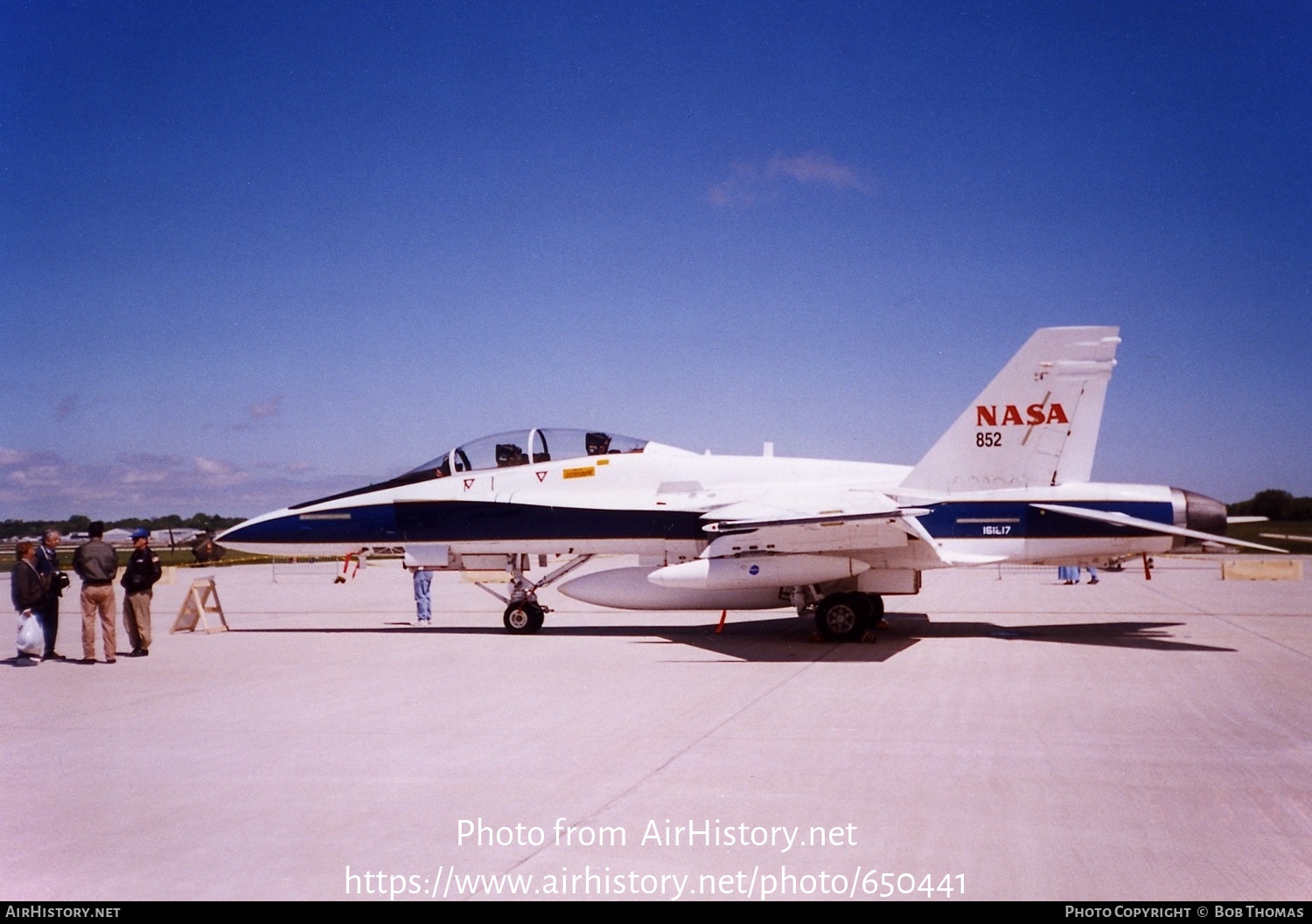 Aircraft Photo of 161217 / N852NA | McDonnell Douglas F/A-18B Hornet | NASA - National Aeronautics and Space Administration | AirHistory.net #650441