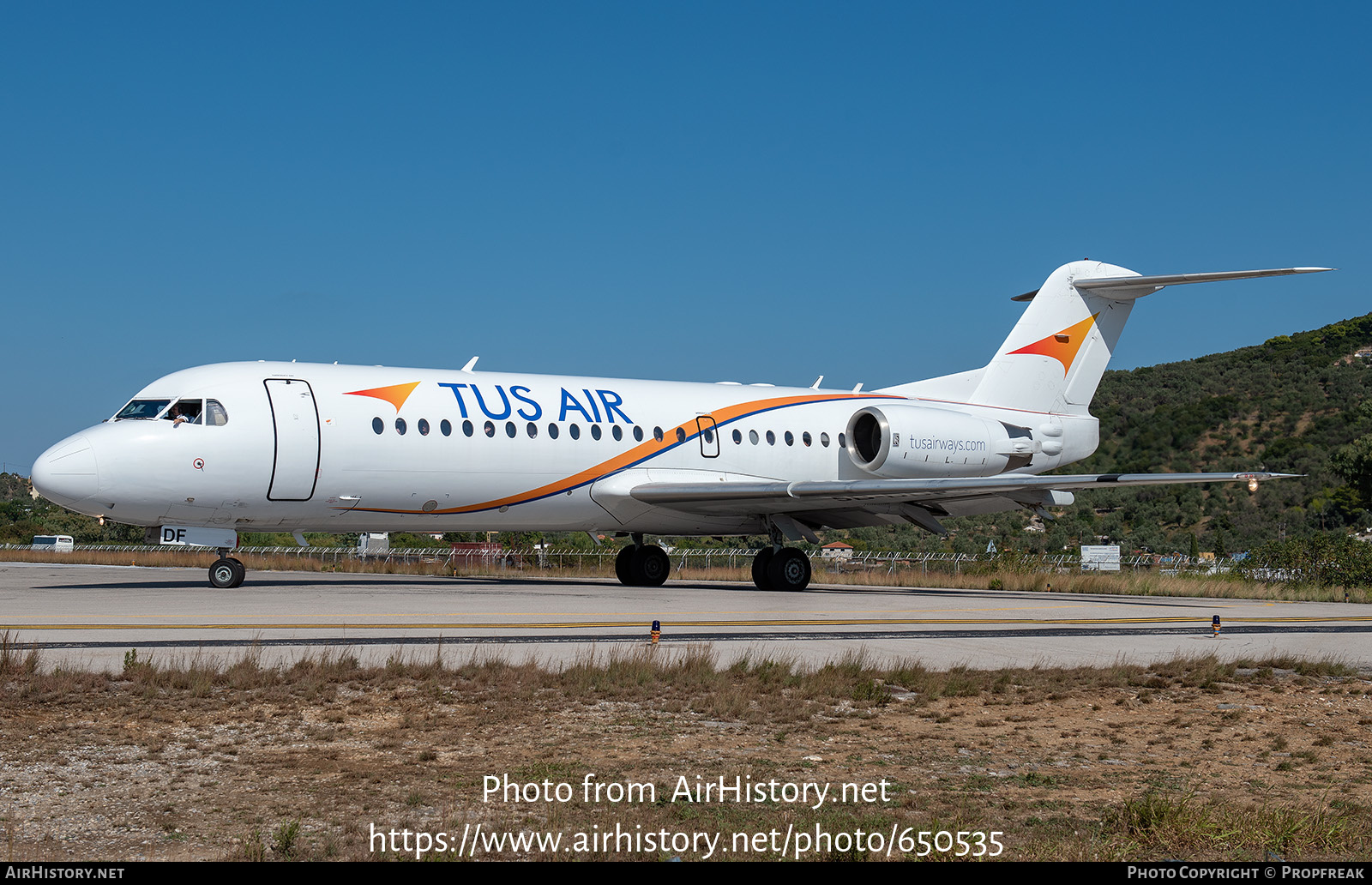 Aircraft Photo of 5B-DDF | Fokker 70 (F28-0070) | Tus Airways | AirHistory.net #650535