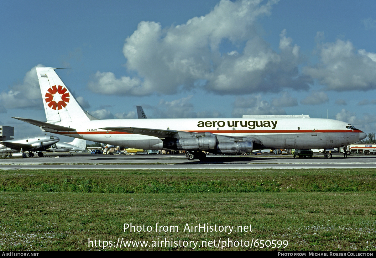 Aircraft Photo of CX-BJV | Boeing 707-331C | Aero Uruguay | AirHistory.net #650599