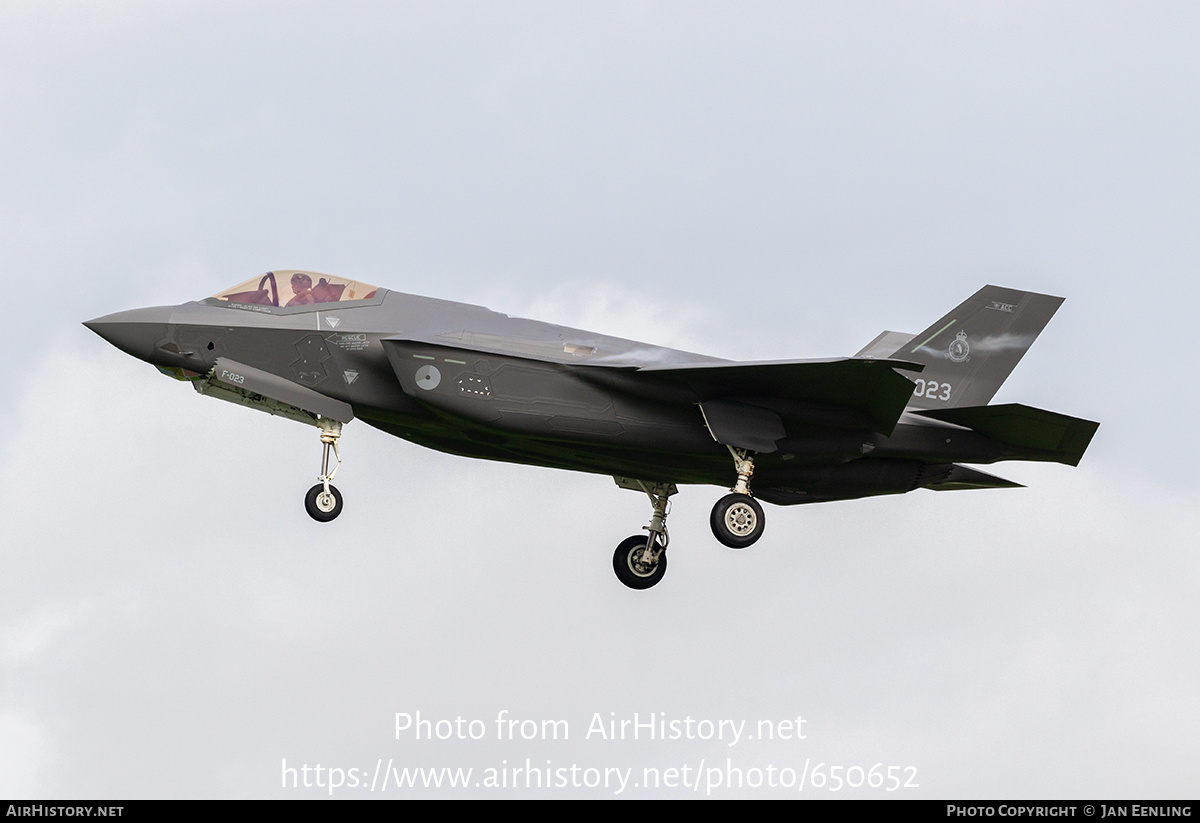 Aircraft Photo of F-023 | Lockheed Martin F-35A Lightning II | Netherlands - Air Force | AirHistory.net #650652