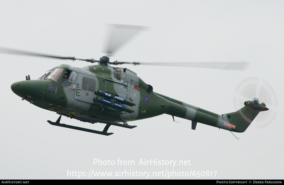 Aircraft Photo of XZ680 | Westland WG-13 Lynx AH7 | UK - Army | AirHistory.net #650817