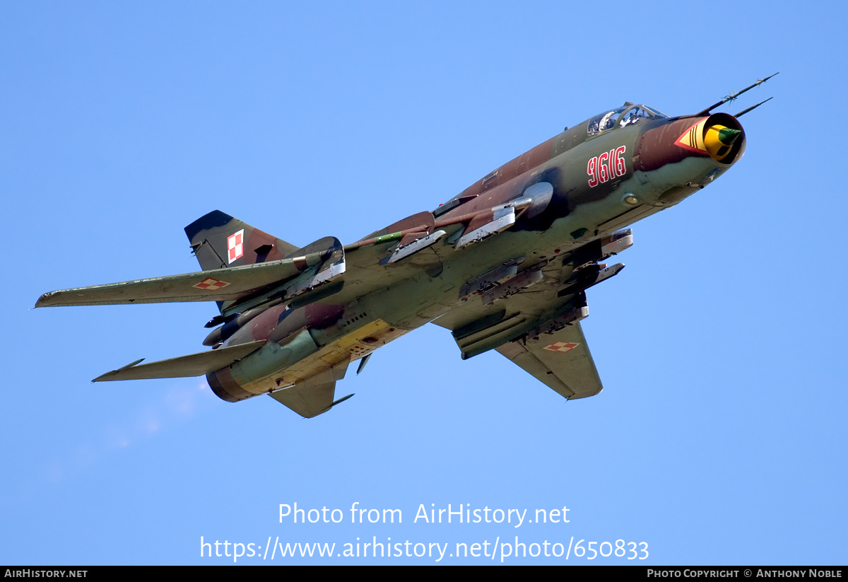 Aircraft Photo of 9616 | Sukhoi Su-22M4 | Poland - Air Force | AirHistory.net #650833