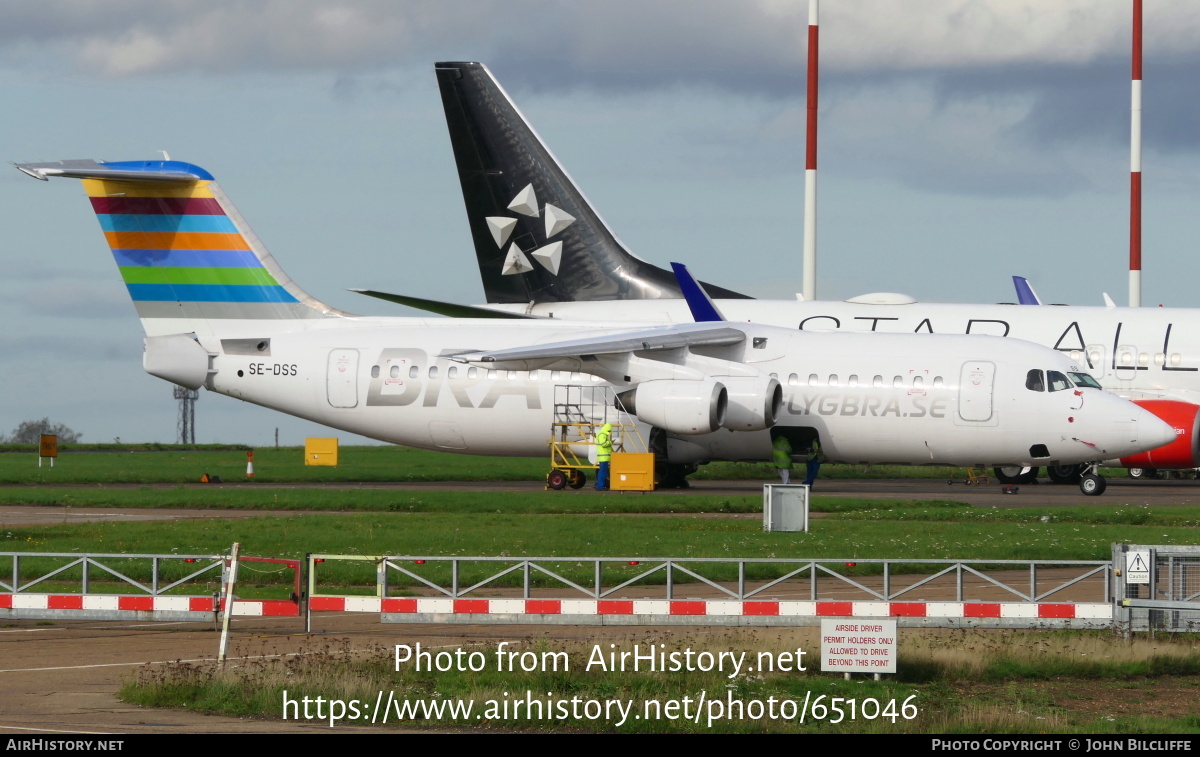 Aircraft Photo of SE-DSS | British Aerospace Avro 146-RJ100 | BRA - Braathens Regional Airlines | AirHistory.net #651046