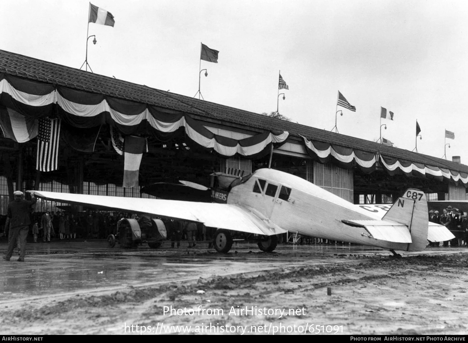 Aircraft Photo of NC87 / C87 | Junkers F 13 | Junkers | AirHistory.net #651091