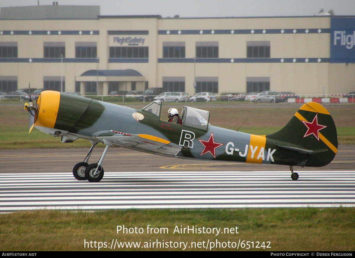 Aircraft Photo of G-JYAK | Yakovlev Yak-50 | Soviet Union - Air Force | AirHistory.net #651242