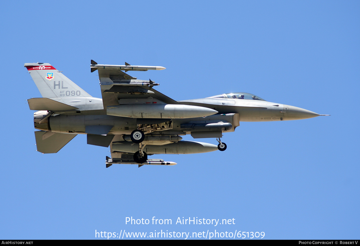 Aircraft Photo of 89-2090 / AF89-090 | General Dynamics F-16CM Fighting Falcon | USA - Air Force | AirHistory.net #651309