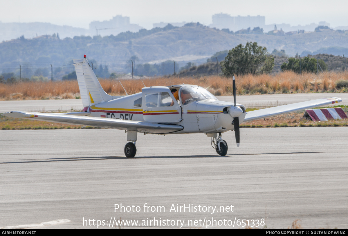 Aircraft Photo of EC-DFK | Piper PA-28-161 Cherokee Warrior II | AirHistory.net #651338