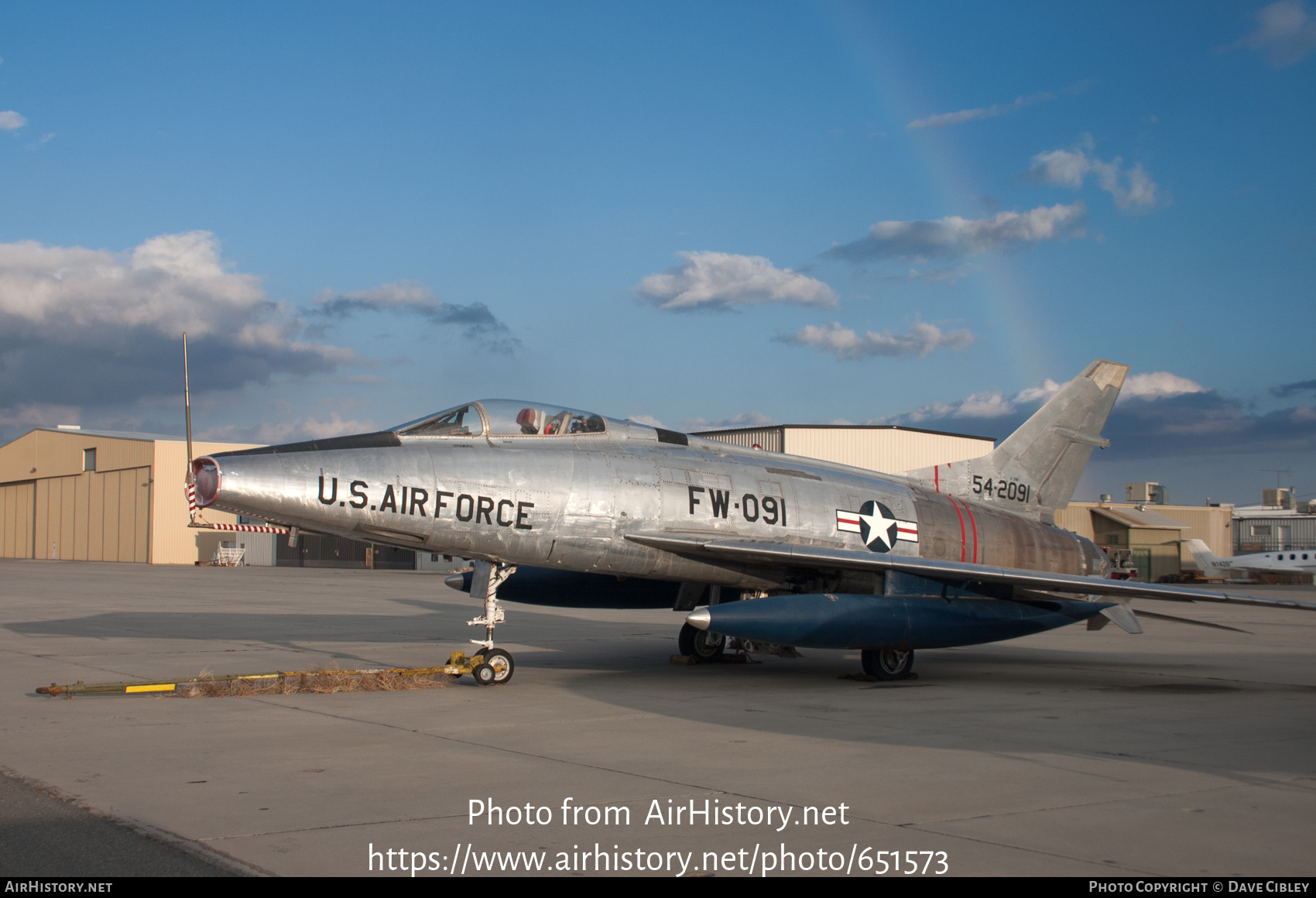Aircraft Photo of 54-2091 / 0-42091 | North American F-100C Super Sabre | USA - Air Force | AirHistory.net #651573