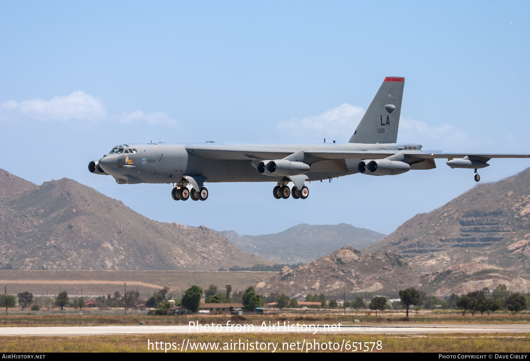 Aircraft Photo of 60-0019 / 60-019 | Boeing B-52H Stratofortress | USA - Air Force | AirHistory.net #651578