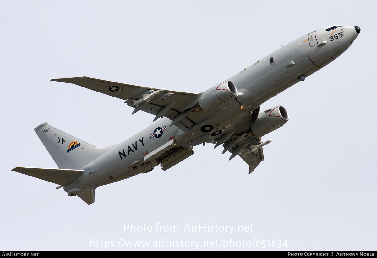 Aircraft Photo of 167955 | Boeing P-8A Poseidon | USA - Navy | AirHistory.net #651634