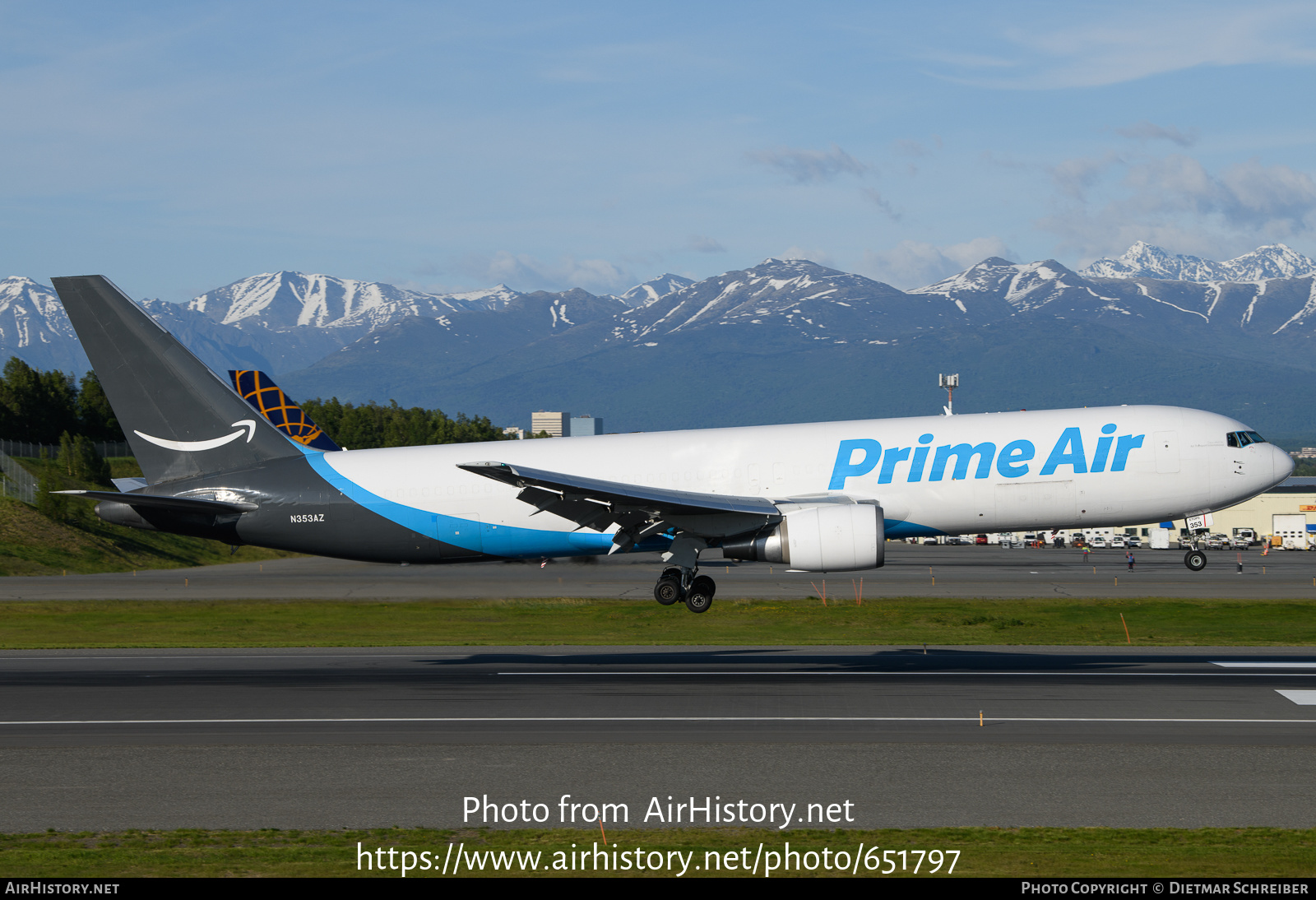 Aircraft Photo of N353AZ | Boeing 767-323/ER(BDSF) | Prime Air | AirHistory.net #651797