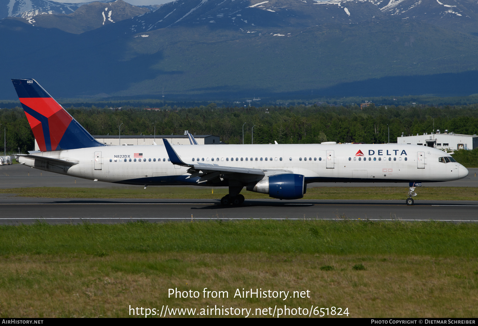 Aircraft Photo of N822DX | Boeing 757-26D | Delta Air Lines | AirHistory.net #651824