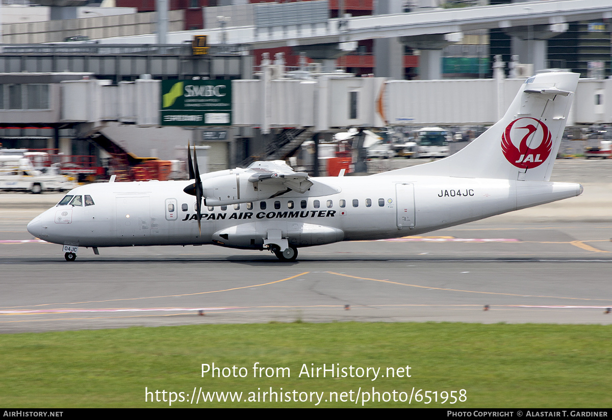 Aircraft Photo of JA04JC | ATR ATR-42-600 | Japan Air Commuter - JAC | AirHistory.net #651958