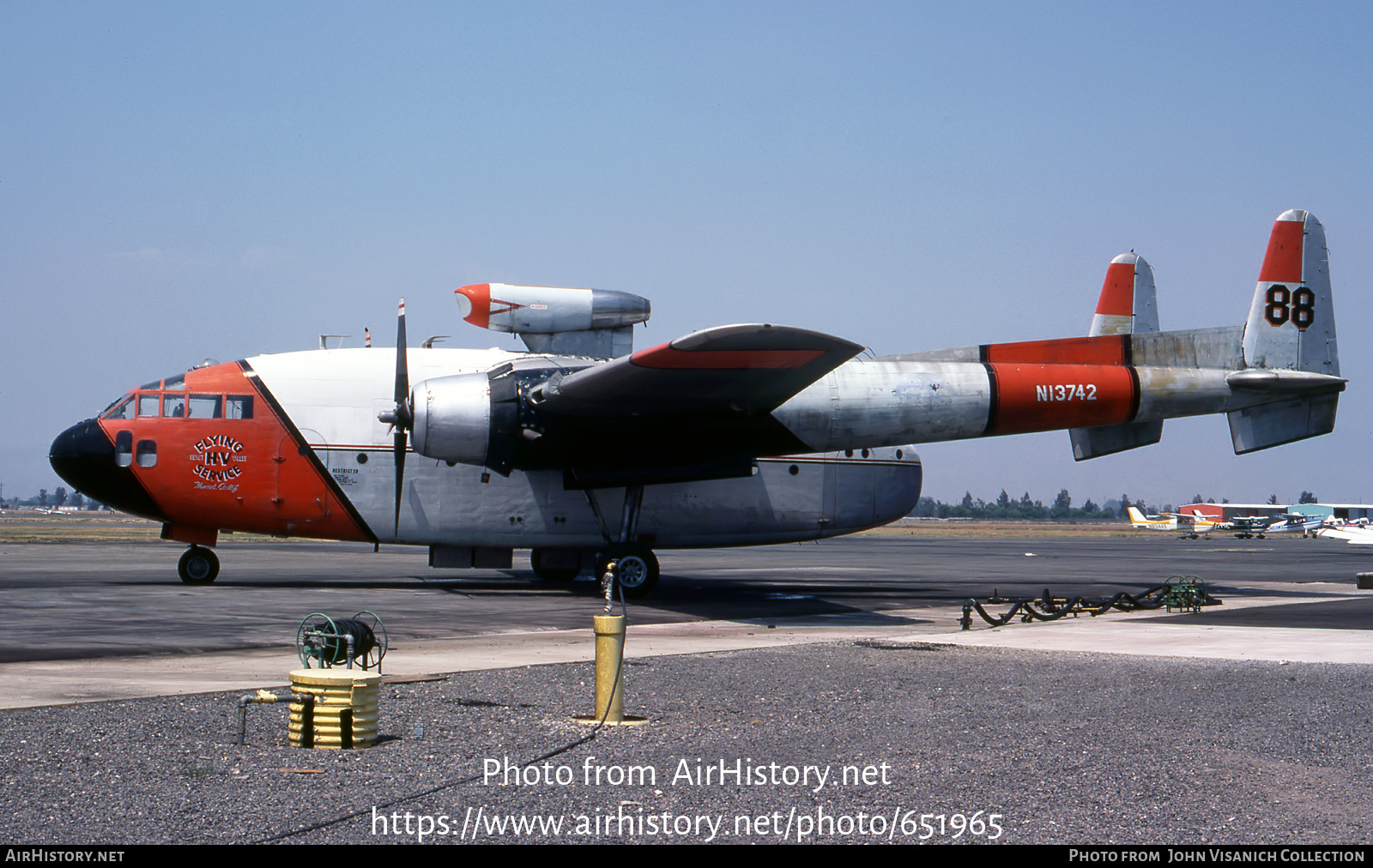 Aircraft Photo of N13742 | Fairchild C-119C Flying Boxcar | Hemet Valley Flying Service | AirHistory.net #651965