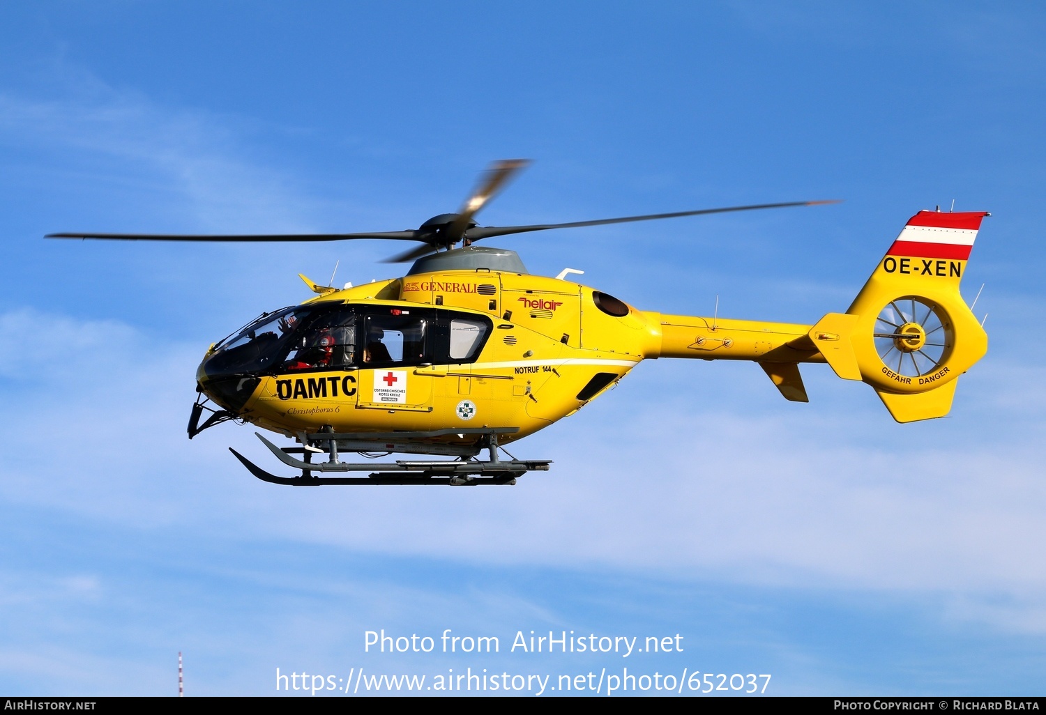 Aircraft Photo of OE-XEN | Eurocopter EC-135T-1 | ÖAMTC | AirHistory.net #652037