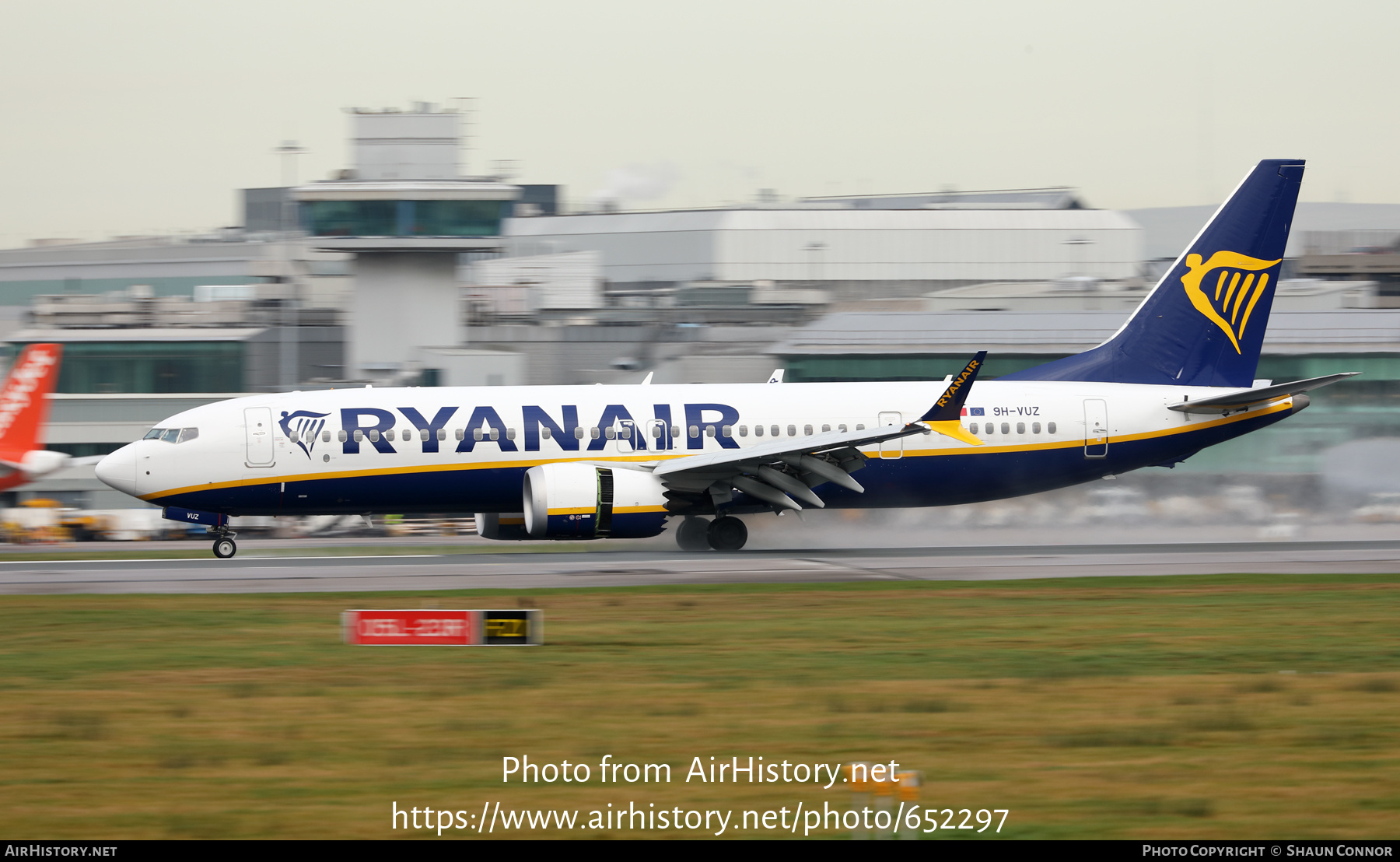 Aircraft Photo of 9H-VUZ | Boeing 737-8200 Max 200 | Ryanair | AirHistory.net #652297