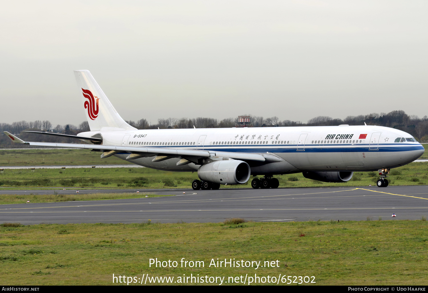 Aircraft Photo of B-5947 | Airbus A330-343E | Air China | AirHistory.net #652302