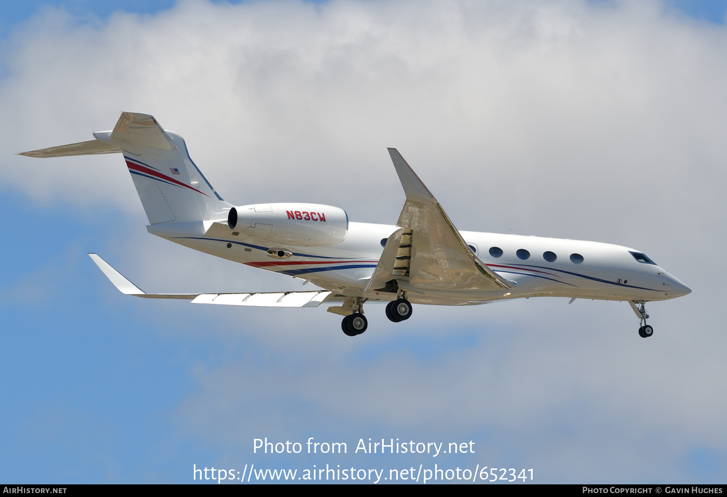 Aircraft Photo of N83CW | Gulfstream Aerospace G650ER (G-VI) | AirHistory.net #652341