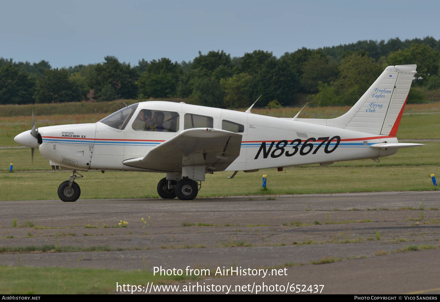 Aircraft Photo of N83670 | Piper PA-28-181 Archer II | Tyrolean Eagles Flying Club | AirHistory.net #652437