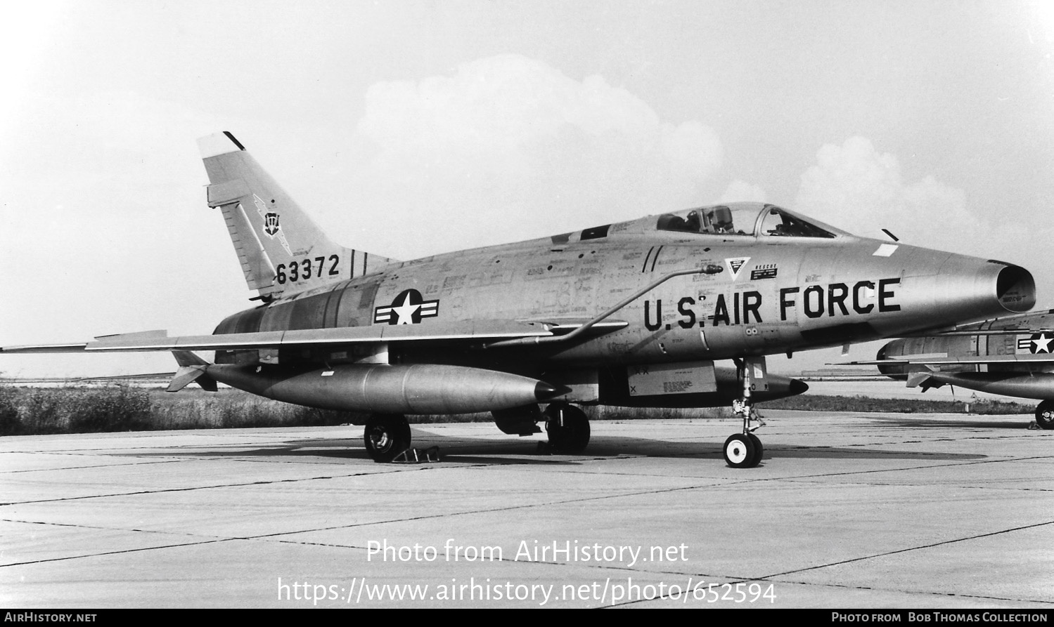 Aircraft Photo of 56-3372 / 63372 | North American F-100D Super Sabre | USA - Air Force | AirHistory.net #652594