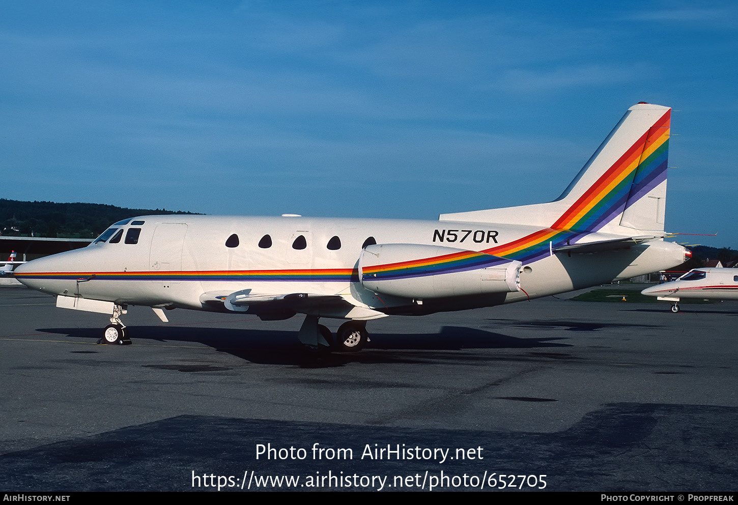 Aircraft Photo of N570R | North American Rockwell NA-465 Sabreliner 65 | AirHistory.net #652705