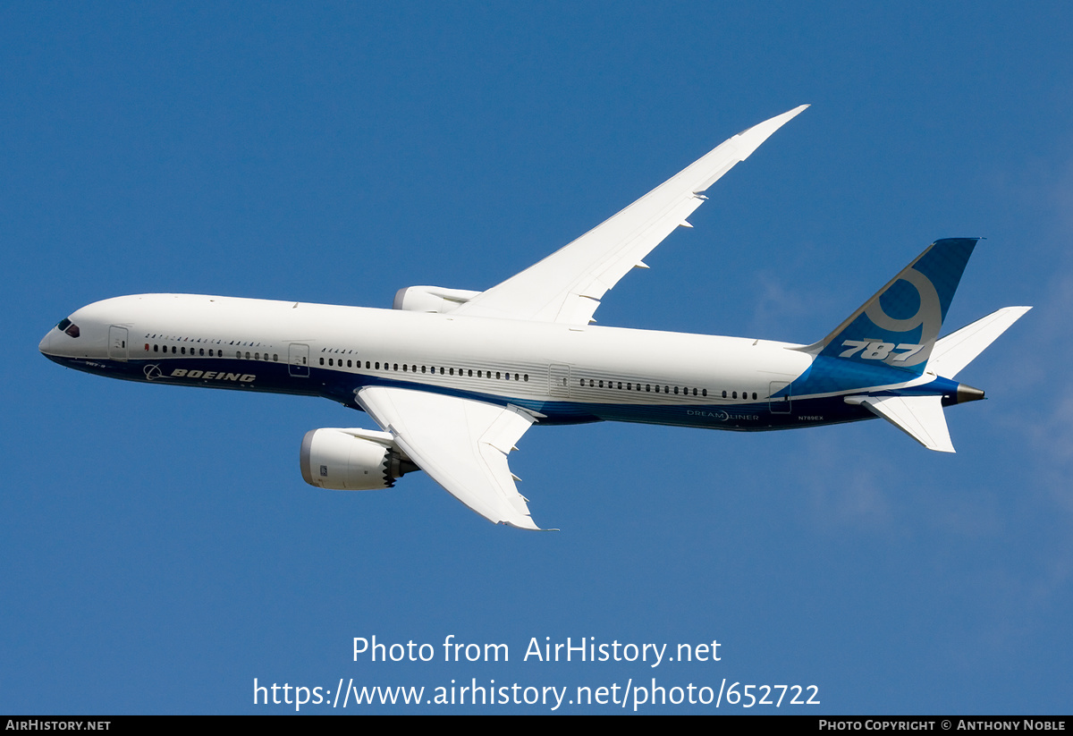 Aircraft Photo of N789EX | Boeing 787-9 Dreamliner | Boeing | AirHistory.net #652722