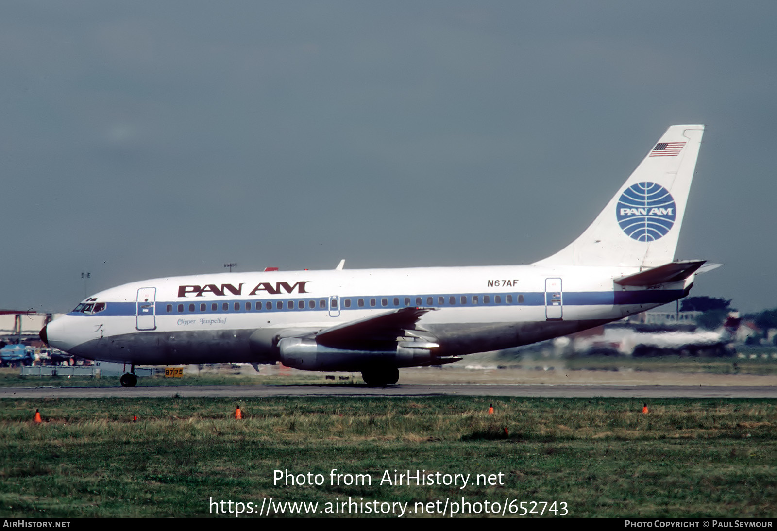 Aircraft Photo of N67AF | Boeing 737-222 | Pan American World Airways - Pan Am | AirHistory.net #652743