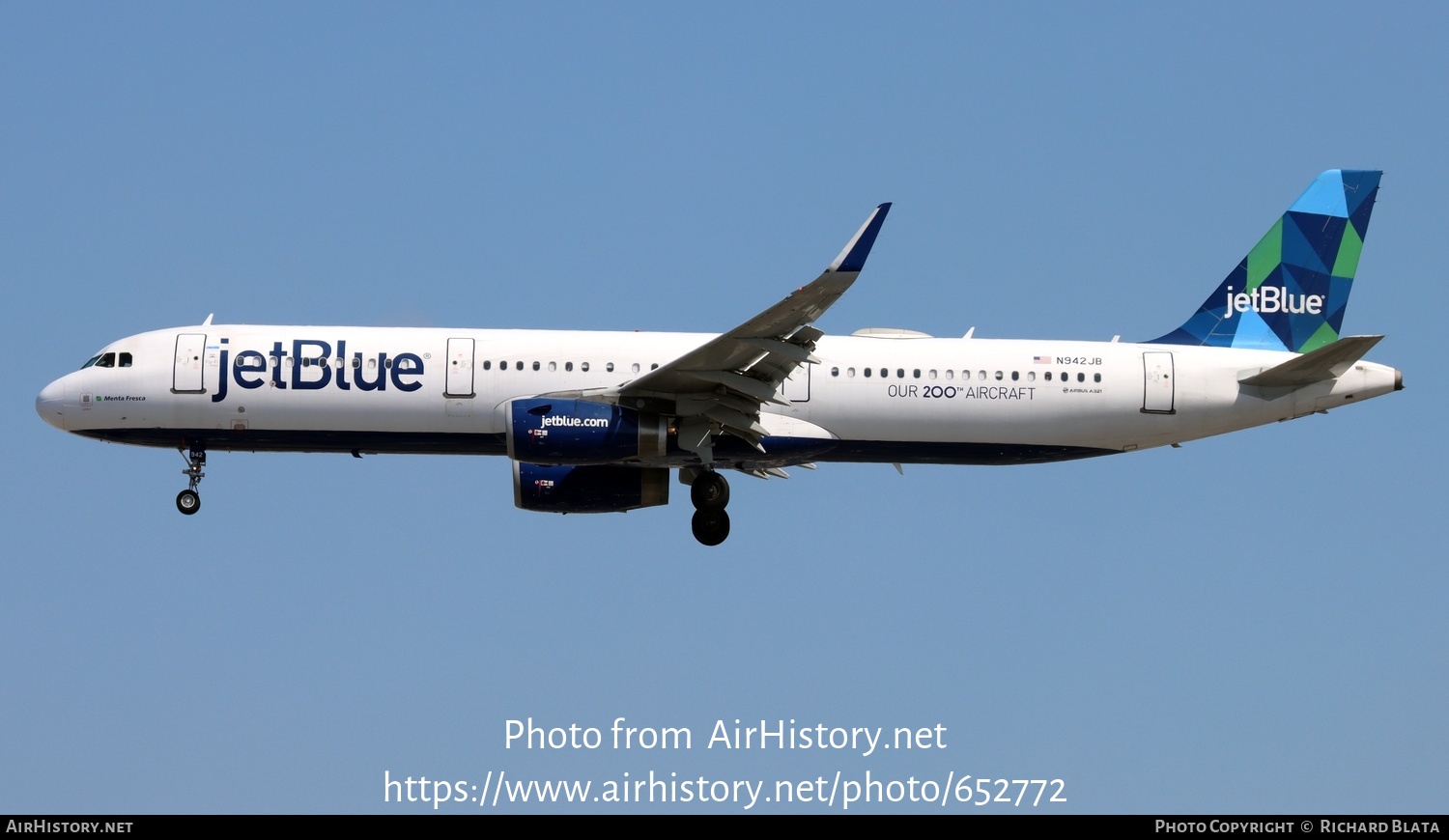 Aircraft Photo of N942JB | Airbus A321-231 | JetBlue Airways | AirHistory.net #652772