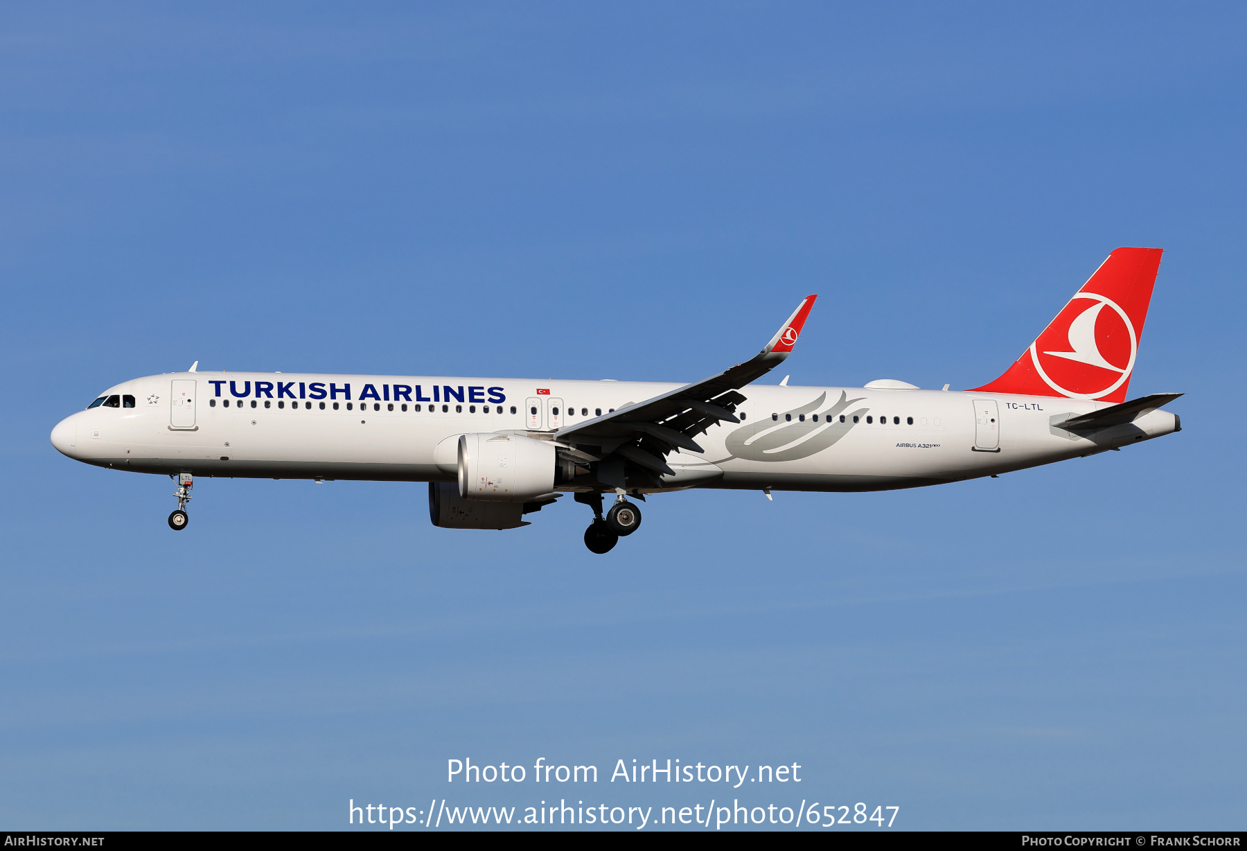 Aircraft Photo of TC-LTL | Airbus A321-271NX | Turkish Airlines | AirHistory.net #652847