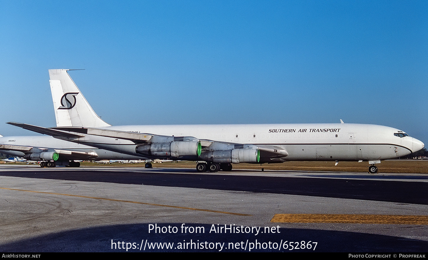 Aircraft Photo of N524SJ | Boeing 707-311C | Southern Air Transport | AirHistory.net #652867