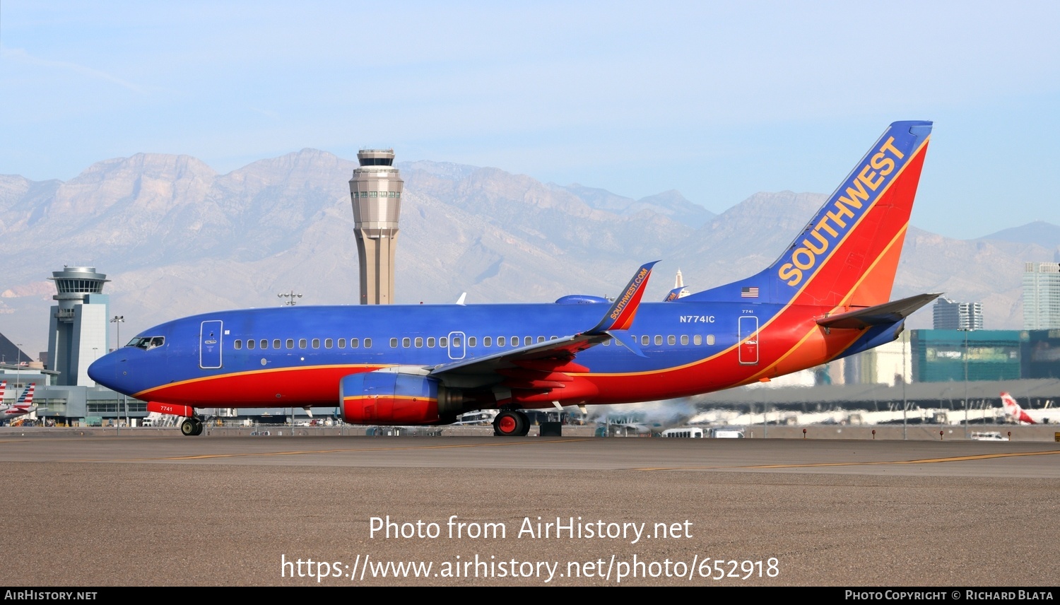 Aircraft Photo of N7741C | Boeing 737-7BD | Southwest Airlines | AirHistory.net #652918