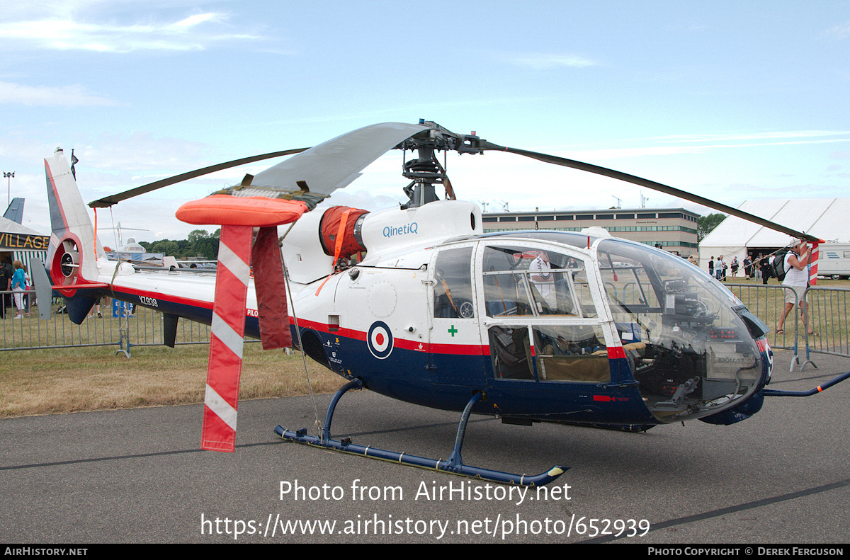 Aircraft Photo of XZ939 | Aerospatiale SA-341C Gazelle HT2 | UK - Air Force | AirHistory.net #652939