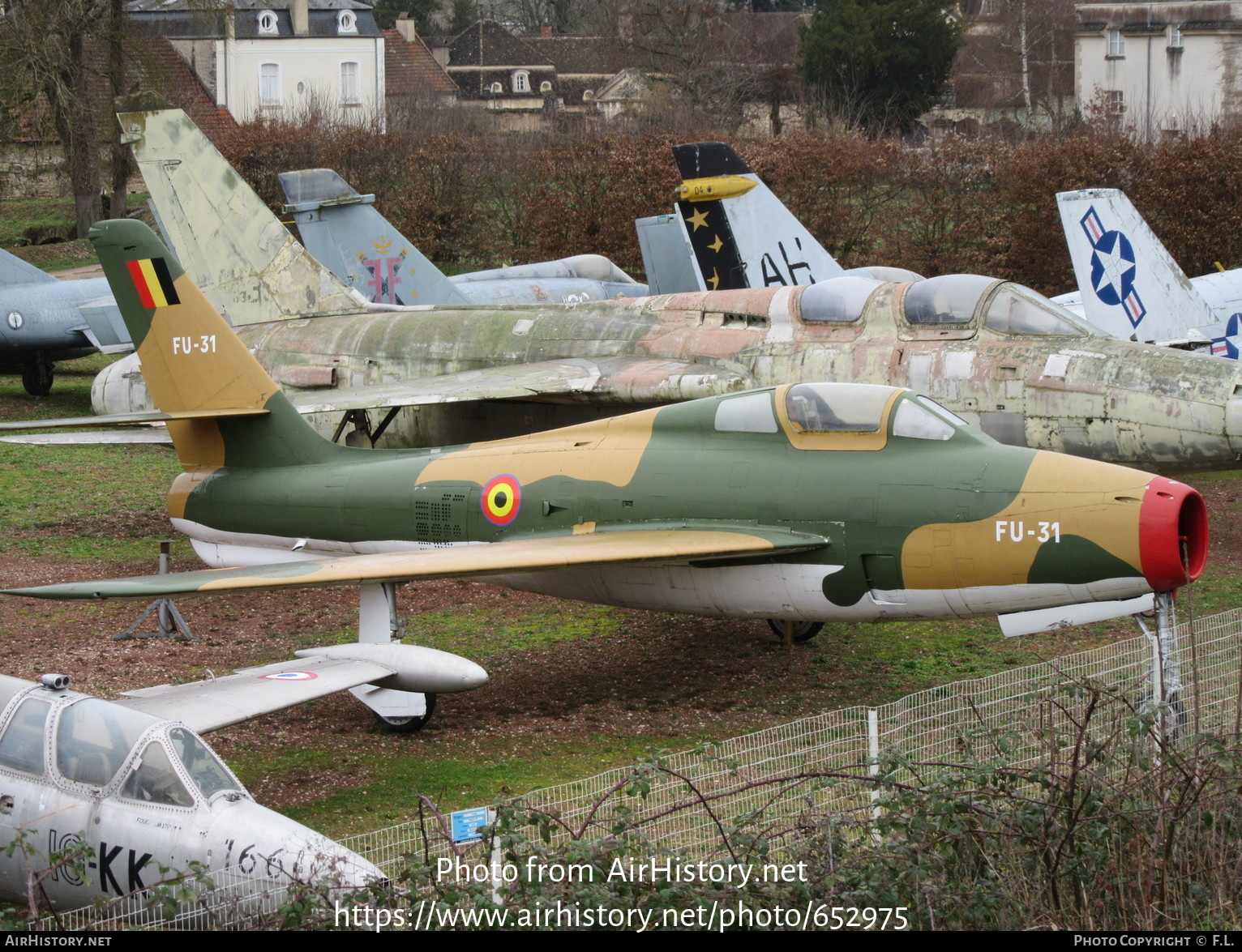 Aircraft Photo of FU-31 | Republic F-84F Thunderstreak | Belgium - Air Force | AirHistory.net #652975