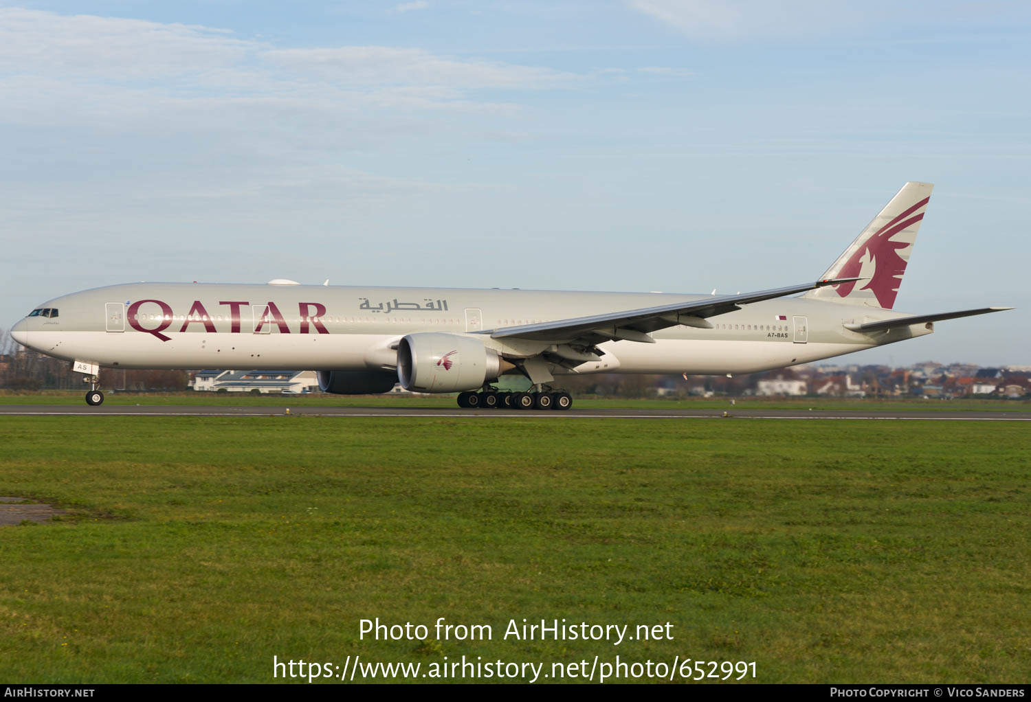 Aircraft Photo of A7-BAS | Boeing 777-3DZ/ER | Qatar Airways | AirHistory.net #652991