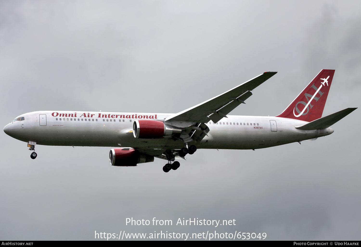 Aircraft Photo of N387AX | Boeing 767-319/ER | Omni Air International - OAI | AirHistory.net #653049