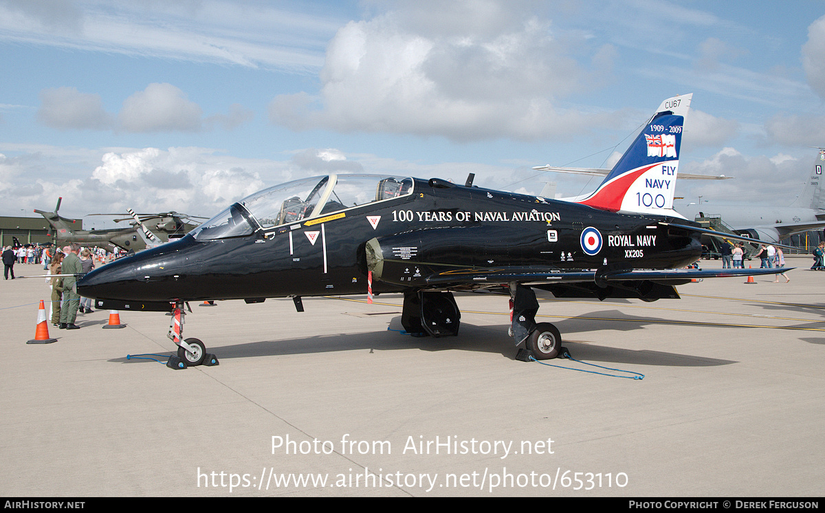 Aircraft Photo of XX205 | British Aerospace Hawk T.1A | UK - Navy | AirHistory.net #653110