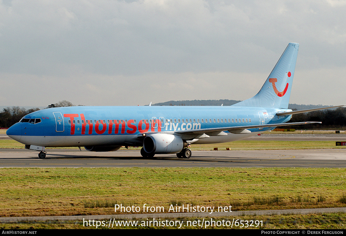 Aircraft Photo of G-CDZH | Boeing 737-804 | Thomsonfly | AirHistory.net #653291