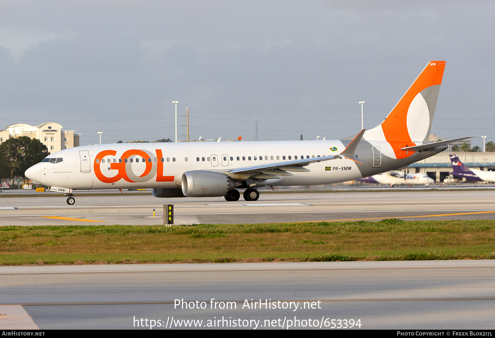 Aircraft Photo of PR-XMW | Boeing 737-8 Max 8 | GOL Linhas Aéreas | AirHistory.net #653394