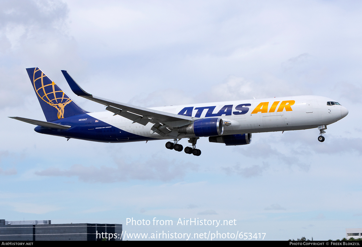 Aircraft Photo of N649GT | Boeing 767-375/ER(BCF) | Atlas Air | AirHistory.net #653417