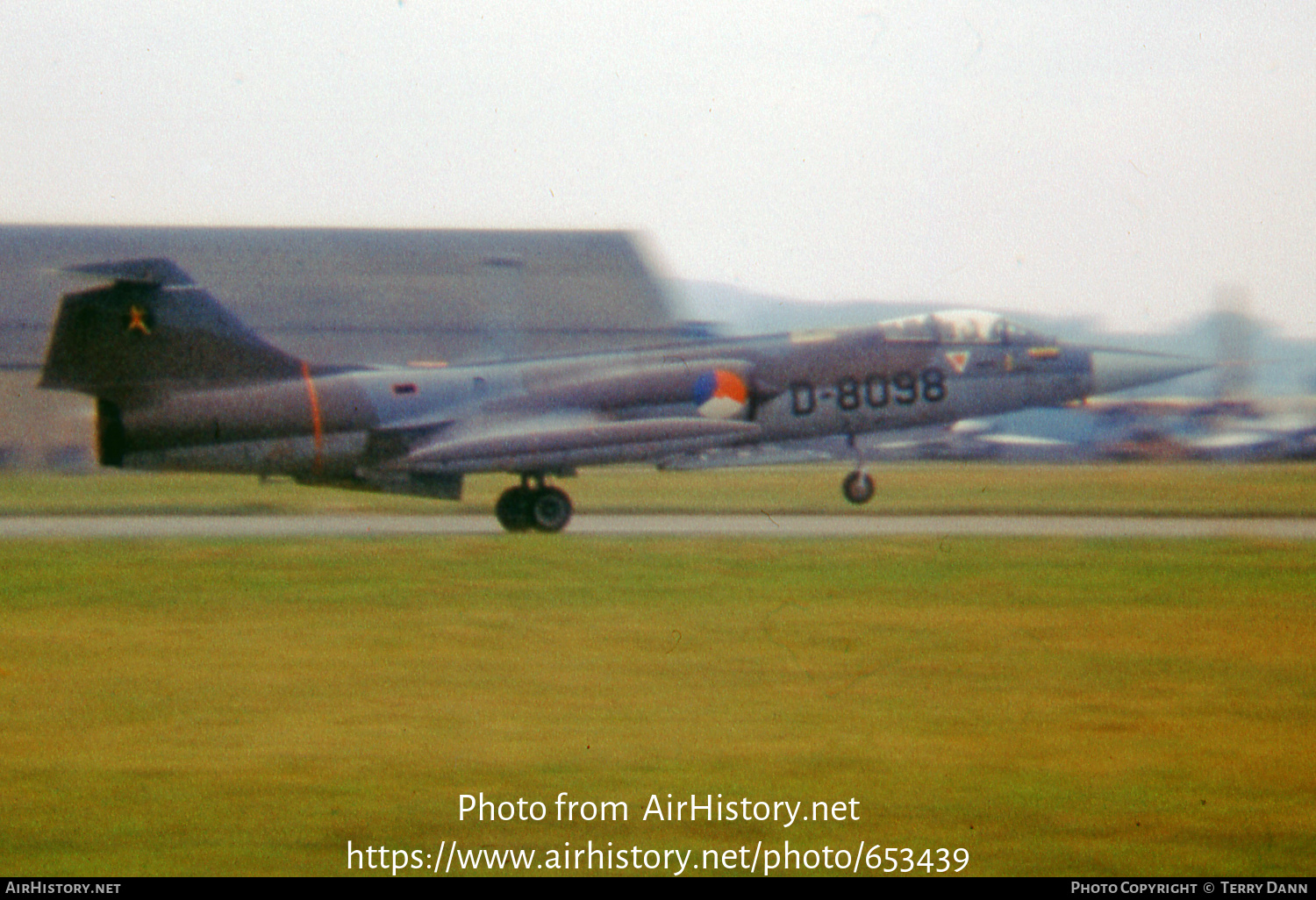 Aircraft Photo of D-8098 | Lockheed F-104G Starfighter | Netherlands - Air Force | AirHistory.net #653439